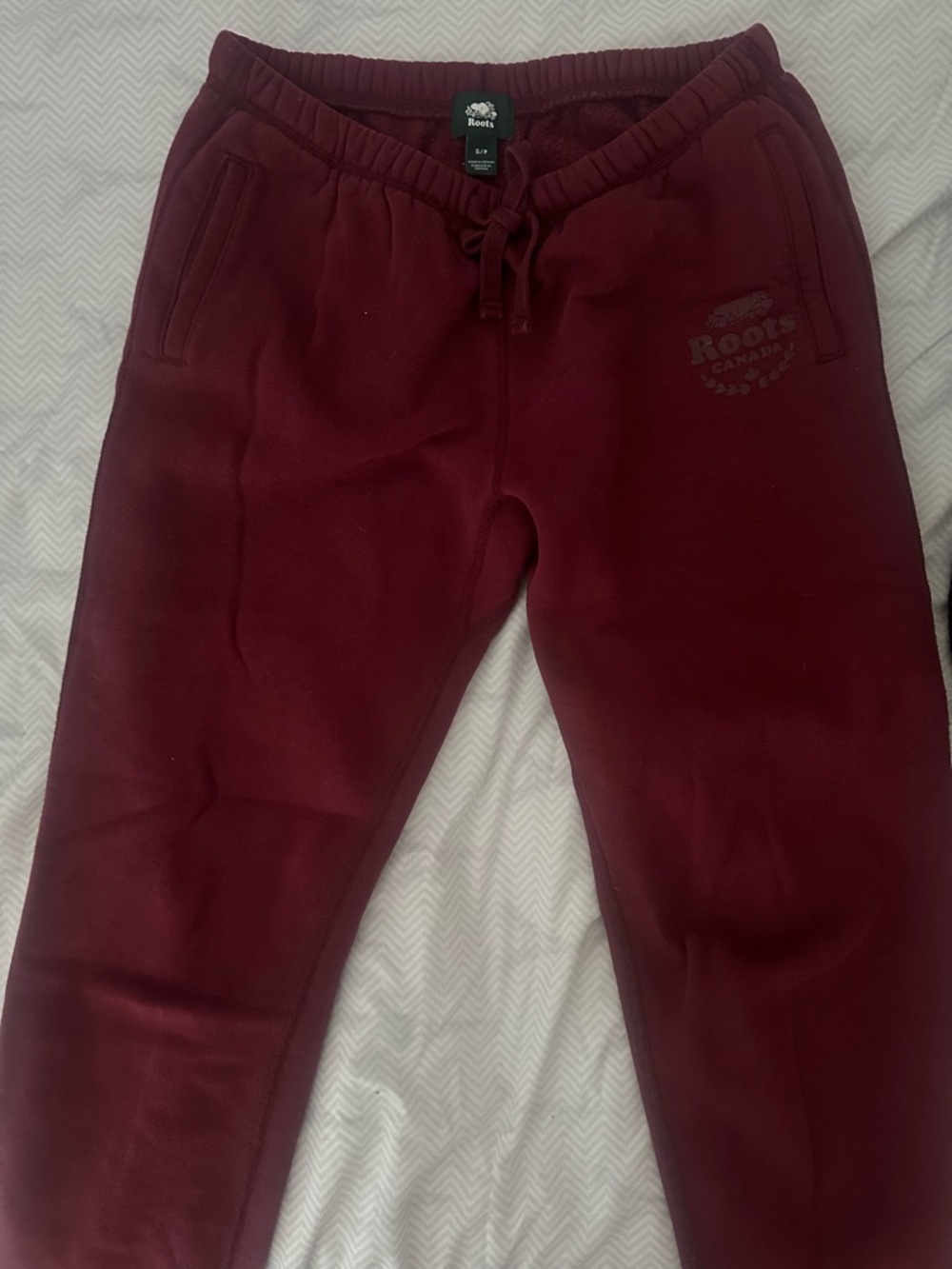 Roots Maroon Sweatpants